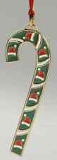 Wallace Silver Candy Cane-Ornament Santa Hats - Boxed 7538045 picture