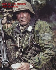 WW2 8x10 Photo German Soldier with full gear O2713 picture