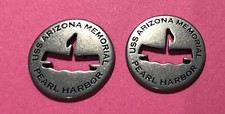 USS Arizona Memorial Cutout Token picture