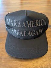 Official Trump Black Dark MAGA Make America Great Again Hat Elon Musk RARE picture