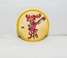 1960's Old London Rocky and Bullwinkle Trading Coin #56 Bullwinkle Troubadour picture