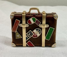 2006 Estee Lauder WORLD TRAVELER Solid Perfume Compact Empty No Box picture
