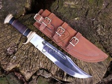 16'' Outback Bowie Knife Custom Handmade Hunting Survival Crocodile Dundee Knife picture