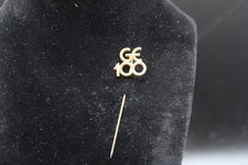 Vtg General Electric GE 100 Year Stick Pin Gold Tone Schenectady NY 1978 2.5