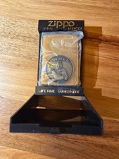 Vintage Zippo Joe Camel Tuxedo Medallion Solid Brass Lighter 1932-1992 MIB picture