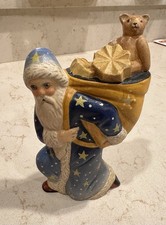 Vaillancourt Folk Art 1999 Starlight Father Christmas #1458 Santa picture