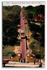 Funicular Railway, Fairfax Manor, MARIN COUNTY, CALIFORNIA Post Card 1905-15 picture
