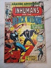 The Inhumans Black Widow #8 September 1971 Bronze Age Marvel Comics picture