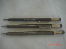 LOT 3 NEW Vtg. SKILCRAFT U.S. GOVERNMENT TAUPE / GRAY-BROWN MECHANICAL PENCILS picture