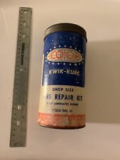 Vintage Coop bicycle motorcycle Tire Tube Repair Kit Tin Can gas oil xl picture