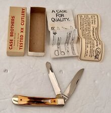 Case Brothers Tested XX Cutlery 2 Blade Folding Pocket Knife 1992 New Old Stock picture