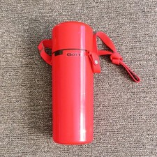 Vintage Gott Escort Extra Stainless Steel Lined Vacuum Thermos Bottle Red picture