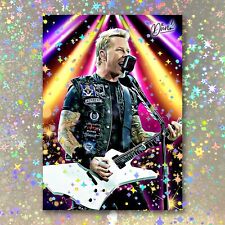James Hetfield Holographic Headliner Sketch Card Limited 1/5 Dr. Dunk Signed picture