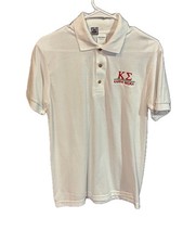 Kappa Sigma Fraternity Polo Shirt-White-Size Small-New picture