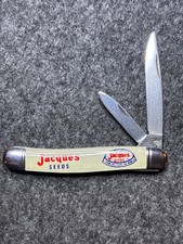 Vtg new imperial jacques seed two blade jack knife picture