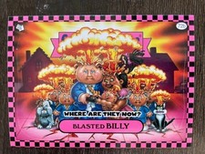2010 Garbage Pail Kids FLASHBACK 1 SERIES PINK BLASTED BILLY RARE picture