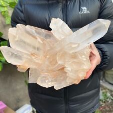 5.8lb A+++Large Natural clear white Crystal Himalayan quartz cluster /mineralsls picture