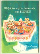 Vintage 1959 Betty Crocker BISQUICK Recipe Book 133 Quicker Ways to Homemade	 picture