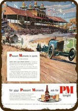 1951 Peerless Race Car 1904 Champ Barney Oldfield DECORATIVE REPLICA METAL SIGN picture