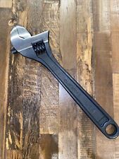 New 8” Stanley PROTO TOOLS 708 Black 200mm Adjustable Wrench USA Clik Stop picture