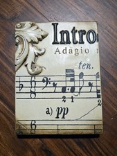 Sid Dickens Memory Block T-83 Adagio ~ Retired, Vintage, Wall Art, Music, Tile  picture