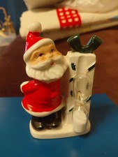 Holt Howard Era Vtg Sonsco Japan Egg Timer Santa Christmas Figurine 1950s Cute picture