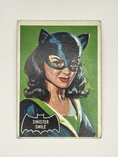 1966 Topps Batman Black Bat #27 Sinister Smile Vintage Card National Periodical picture
