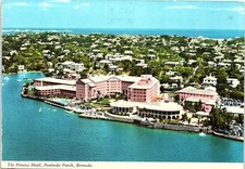 Vintage Postcard 1980sThe Princess Hotel Hamilton Bermuda John Hinde Chrome Used picture