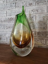 Vintage Handblown Glass Vase picture