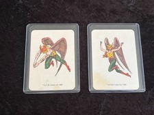 1989 Mayfair Games DC Heroes Hawkman & Hawkwoman Card Set picture