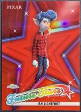 2024 Topps Chrome Pixar Ian Lightfoot Future Stars Red Refractor #/5 #FS-5 picture