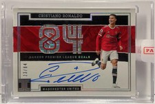 Cristiano Ronaldo 23/84 Autograph On Card Career Goals Panini Impeccable EPL Pre picture