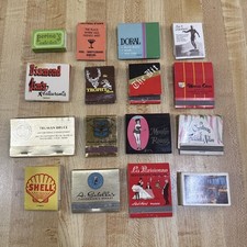 Lot 16 Antique 60’s/70’s Match Advertising Matchbook Vintage picture
