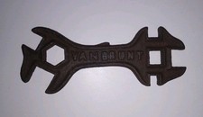 Original Antique VAN BRUNT Cast Iron Farm Implement Multi-Wrench picture