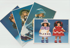 Lot of 4 Lenci Classic Dolls POSTCARDS picture