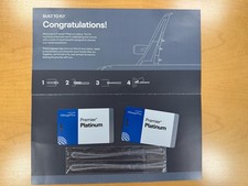 United Airlines Premier Platinum MileagePlus Status Luggage Suitcase Bag Tags picture