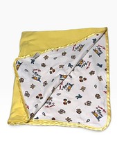 Vintage Baby Blanket Dear God I’m Just Getting Started Annie Fitzgerald Cotton  picture