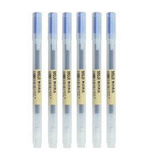 6/8Pcs/Set Mujis Gel Pen Black/Red/Blue 0.38/0.5Mm Ink Japan Color Pen Office Sc picture