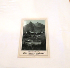 Das Greyerzerland, The Gruyere Region, pamphlet, in German and English, c. 1934 picture