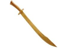 Regal Elegance of the 33 Persian Prince Wooden Scimitar Sword Tribute to Royalty picture