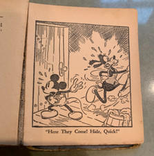 RARE Antique 1934 MICKEY MOUSE DETECTIVE Book Dippy Dawg Walt Disney No Cover picture