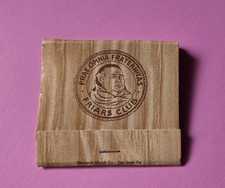 FRIARS CLUB PRAE OMNIA ☆ BeverlyHills, California Matchbook Vtg NEARLY FULL 🔥🔥 picture