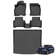 GINOWY-Floor Mats & Cargo Liner for Audi Q3 2019-2024 2025, TPE All Weather Q... picture