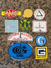 VINTAGE OILFIELD STICKER COLLECTION LOT OF 10 OILFIELD DRILLING 70S-80S picture