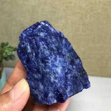 72mm Natural sodalite crystal semi-precious rough original Specimen 166g A6228 picture