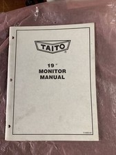 Taito Go7-904 909 Electrohome monitor,,arcade Video game manual picture