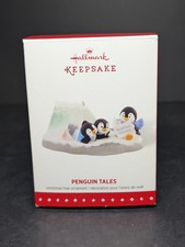 2015 Hallmark Keepsake Christmas Ornament Penguins Tales Bedtime Stories (M) picture