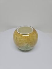 Colored Glass Round Vase D15 picture