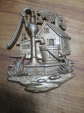Vintage 1976 Sexton Diecast Country Rustic Metal Wall Hanging (#3) picture