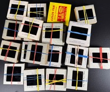 Film Slide Lot of 20 Medium Format Mounted film slides-1953 to 1956 picture